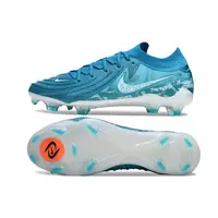 Chuteira Campo Nike Phantom GX 2 Elite FG Branco, Azul e Rosa - imagem 6