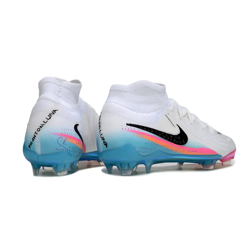 Chuteira Campo Nike Phantom Luna 2 Elite FG Rosa e Preto