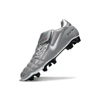 Chuteira Campo Nike Total 90 FG Cinza e Branco - imagem 4