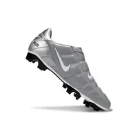 Chuteira Campo Nike Total 90 FG Cinza e Branco - imagem 3