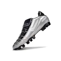 Chuteira Campo Nike Total 90 FG Prata e Preto - imagem 3