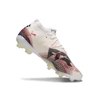 Chuteira Campo Puma Future 8 FG Branco e Vermelho - imagem 4