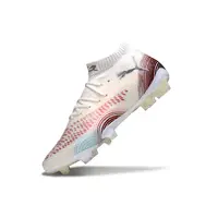 Chuteira Campo Puma Future 8 FG Branco e Vermelho - imagem 7