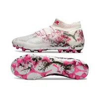 Chuteira Society Puma Future 8 MG Rosa e Branco - imagem 6