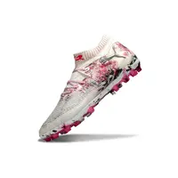 Chuteira Society Puma Future 8 MG Rosa e Branco - imagem 3
