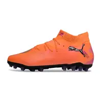 Chuteira Society Puma Future 8 MG Laranja e Roxo - imagem 1