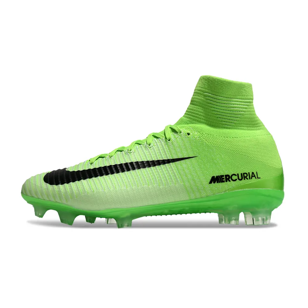 Chuteira Campo Nike Retrô Mercurial Superfly 5 Verde