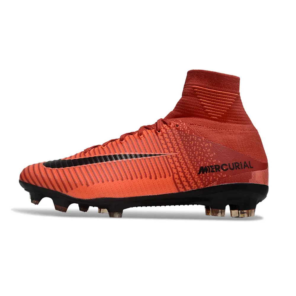 Chuteira Campo Nike Retrô Mercurial Superfly 5 Vermelho