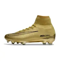 Chuteira Campo Nike Retrô Mercurial Superfly 5 Dourado - imagem 1