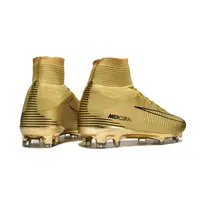Chuteira Campo Nike Retrô Mercurial Superfly 5 Dourado - imagem 6