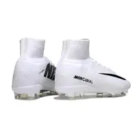 Chuteira Campo Nike Retrô Mercurial Superfly 5 Branco - imagem 5