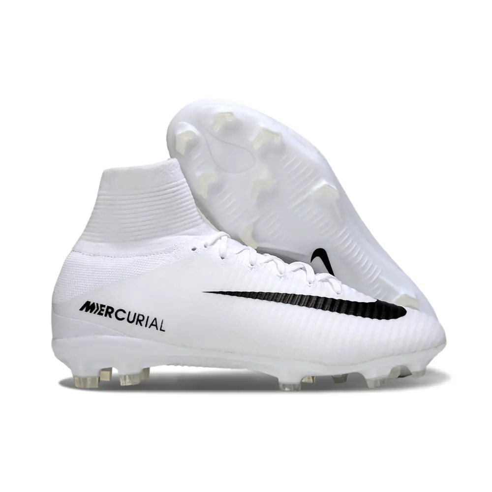 Chuteira Campo Nike Retrô Mercurial Superfly 5 Branco