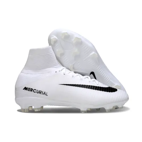 Chuteira Campo Nike Retrô Mercurial Superfly 5 Branco