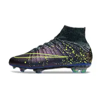 Chuteira Campo Nike Retrô Mercurial Superfly 4 FG Roxo e Verde - imagem 1