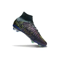 Chuteira Campo Nike Retrô Mercurial Superfly 4 FG Roxo e Verde - imagem 3