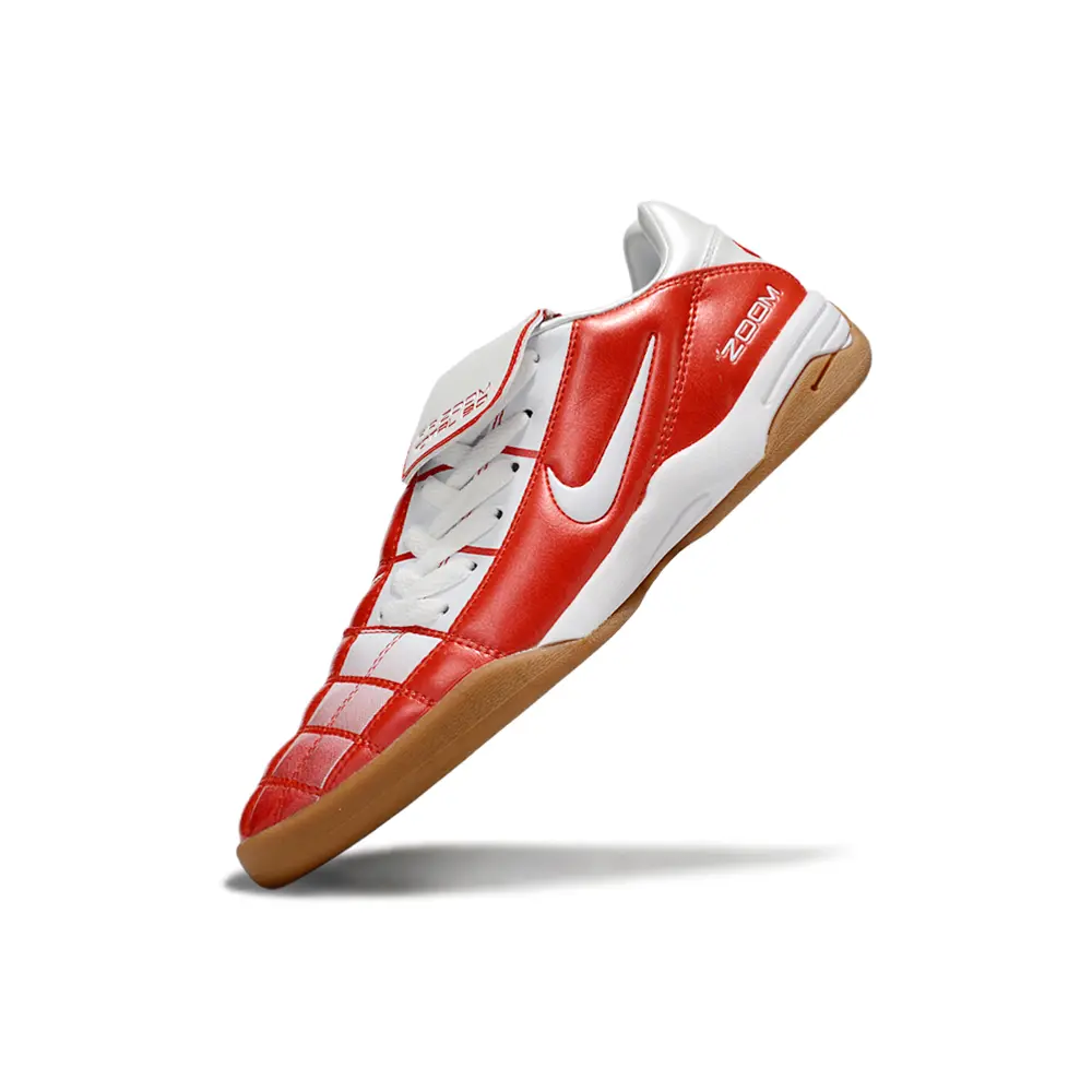 Chuteira Futsal Nike Total 90 IC Vermelho e Branco
