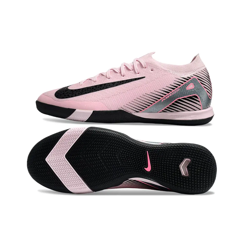 Chuteira Futsal Nike Air Zoom Mercurial Vapor 15 Elite IC Rosa e Preto