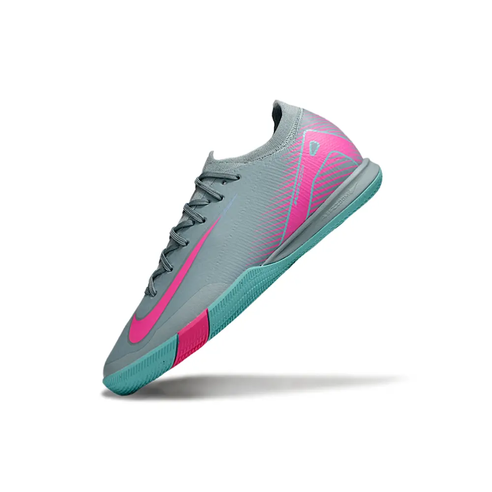 Chuteira Futsal Nike Air Zoom Mercurial Vapor 15 Elite IC Azul e Rosa
