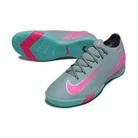 Chuteira Futsal Nike Air Zoom Mercurial Vapor 15 Elite IC Azul e Rosa - imagem 2
