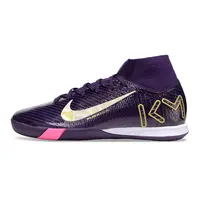 Chuteira Futsal Nike Air Zoom Mercurial Superfly 10 Elite IC Roxo, Rosa, Branco e Dourado - imagem 1