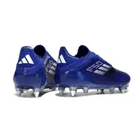 Chuteira Campo Adidas F50 Ponta de Aluminio Roxo, Azul, Branco e Preto - imagem 4