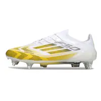 Chuteira Campo Adidas F50 Ponta de Aluminio Branco e Amarelo - imagem 1