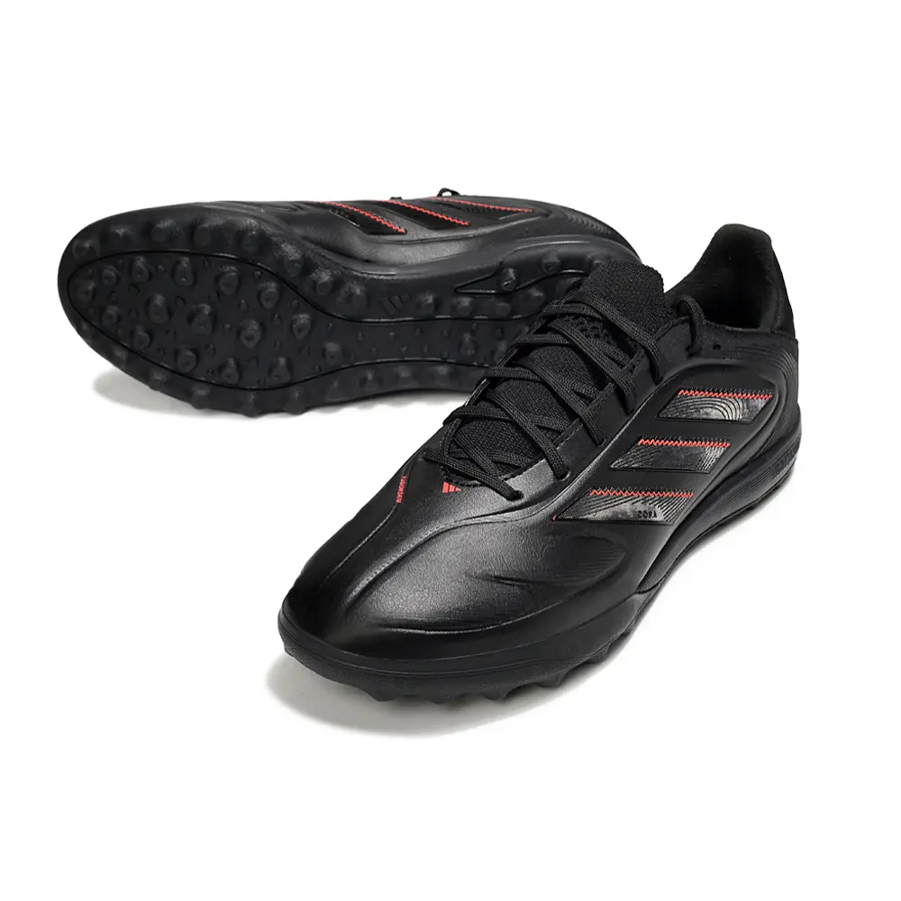 Chuteira Society Adidas Copa Pure.2 TF Preto e Vermelho