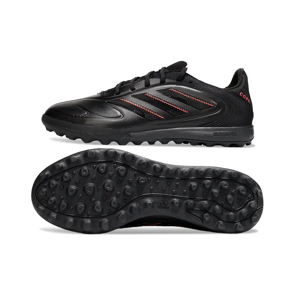 Chuteira Society Adidas Copa Pure.2 TF Preto e Vermelho