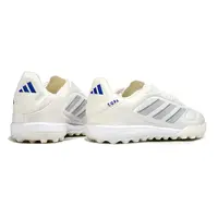 Chuteira Society Adidas Copa Pure.2 TF Branco e Azul - imagem 6