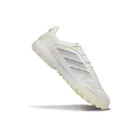 Chuteira Society Adidas Copa Pure.2 TF Branco e Azul - imagem 2