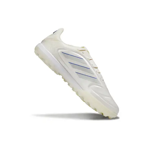 Chuteira Society Adidas Copa Pure.2 TF Branco e Azul