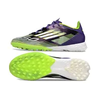 Chuteira Society Adidas F50 TF Roxa e Verde - imagem 2