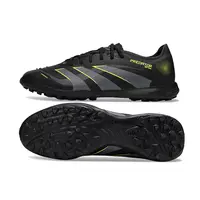 Chuteira Society Adidas Predator Elite TF Preto e Verde - imagem 4