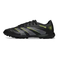 Chuteira Society Adidas Predator Elite TF Preto e Verde - imagem 1