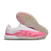 Chuteira Society Adidas Predator Elite TF Rosa e Branco - imagem 2
