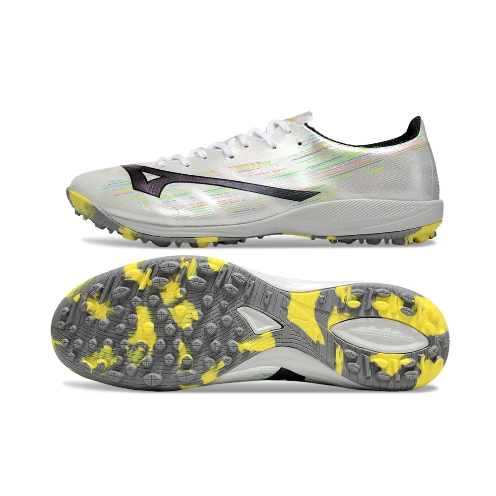 Chuteira Society Mizuno Alpha TF Prata