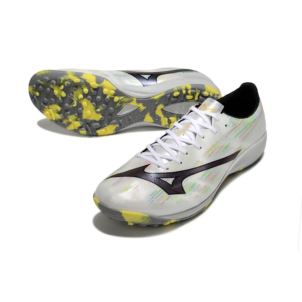 Chuteira Society Mizuno Alpha TF Prata