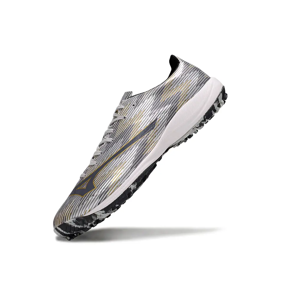 Chuteira Society Mizuno Alpha TF Prata