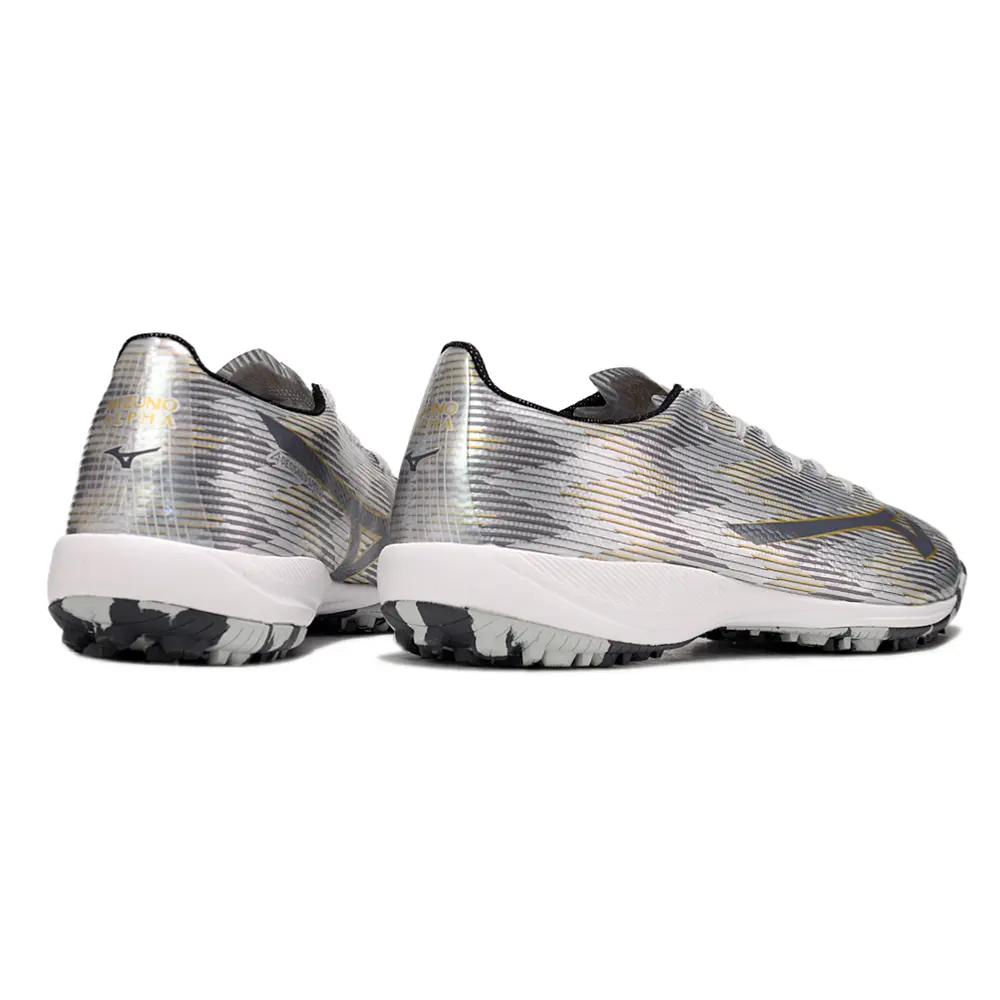 Chuteira Society Mizuno Alpha TF Prata