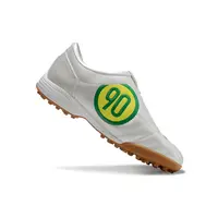 Chuteira Society Nike Total 90 TF Branco e Verde - imagem 3