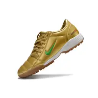 Chuteira Society Nike Total 90 TF Dourado e Verde - imagem 5