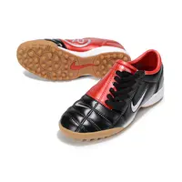 Chuteira Society Nike Total 90 TF Preto e Vermelho - imagem 3