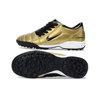 Chuteira Society Nike Total 90 TF Dourado e Preto - imagem 6