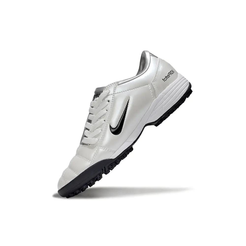 Chuteira Society Nike Total 90 TF Prata