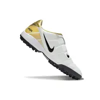 Chuteira Society Nike Total 90 TF Dourado e Branco - imagem 5
