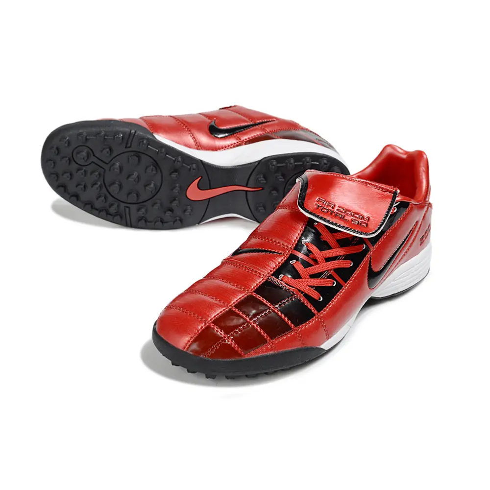 Chuteira Society Nike Total 90 TF Preto e Branco