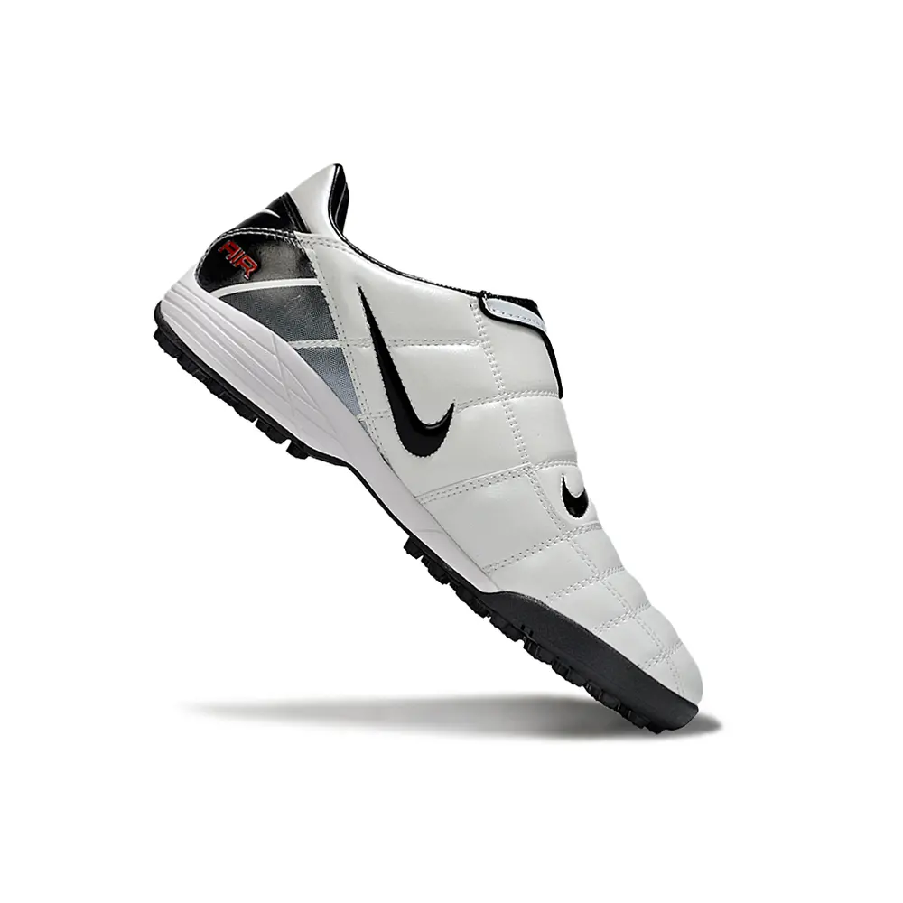 Chuteira Society Nike Total 90 TF Branco e Preto