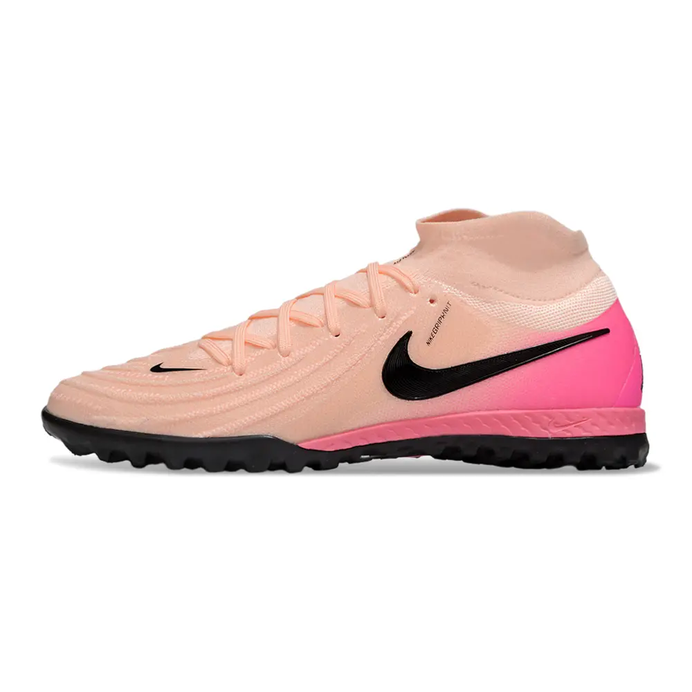 Chuteira Society Nike Phantom Luna 2 Elite TF Rosa