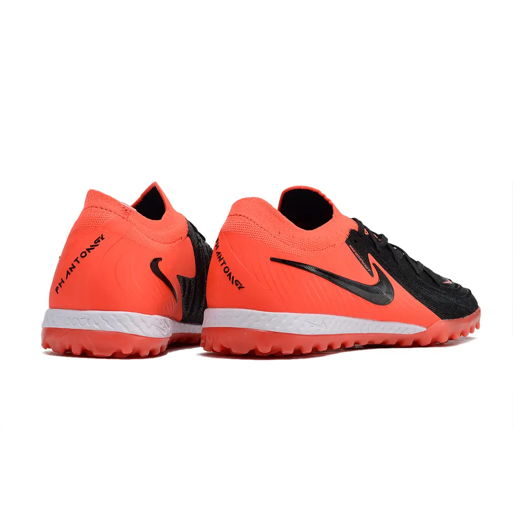 Chuteira Society Nike Phantom GX 2 Elite TF Preto e Vermelho