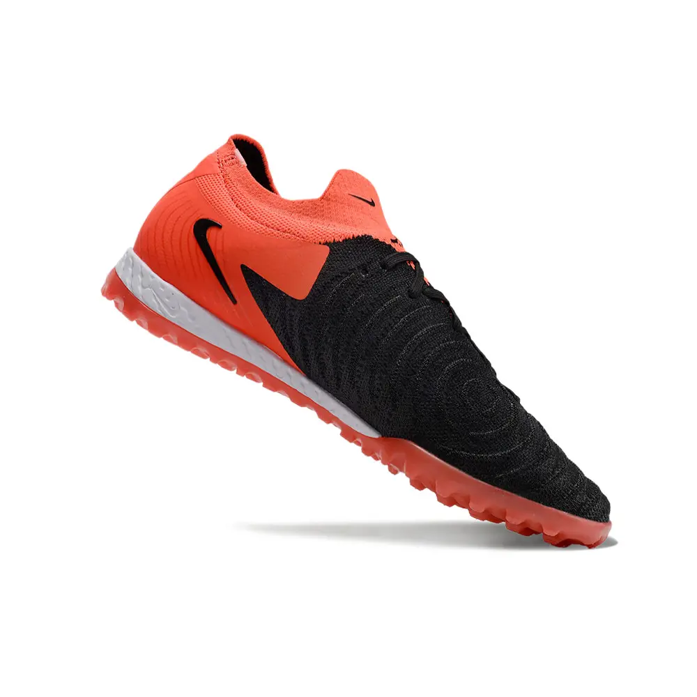 Chuteira Society Nike Phantom GX 2 Elite TF Preto e Vermelho